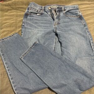 American Eagle Outfitters Women's Light Blue Straight Jeans